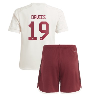 Bayern Munich Alphonso Davies #19 Replica Third Stadium Kit for Kids 2023-24 Short Sleeve (+ pants)